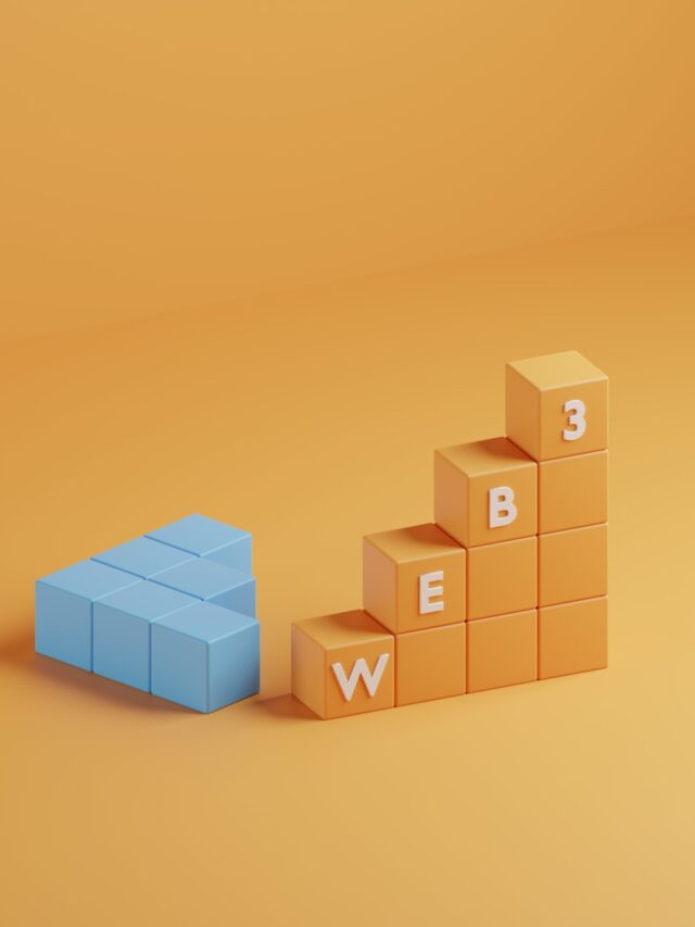 Photo by Shubham Dhage a blue block sitting on top of a yellow block