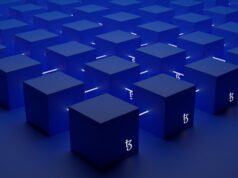 Defending DeFi Positions – Risk Management and Protocol Safety a group of blue cubes with numbers on them