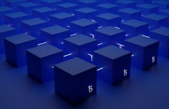 Running an Oracle or Indexing Service for Blockchain Projects a group of blue cubes with numbers on them